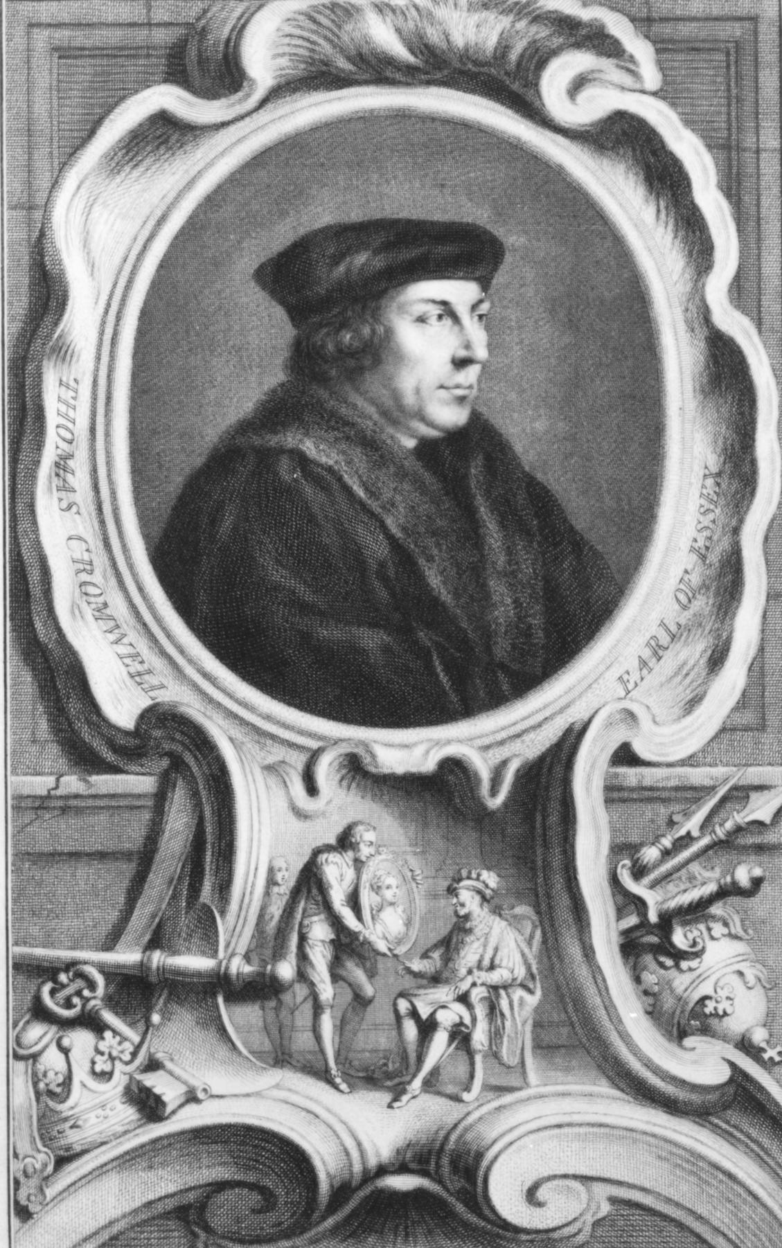 Thomas Cromwell by Jacobus Houbraken (© Palace of Westminster)