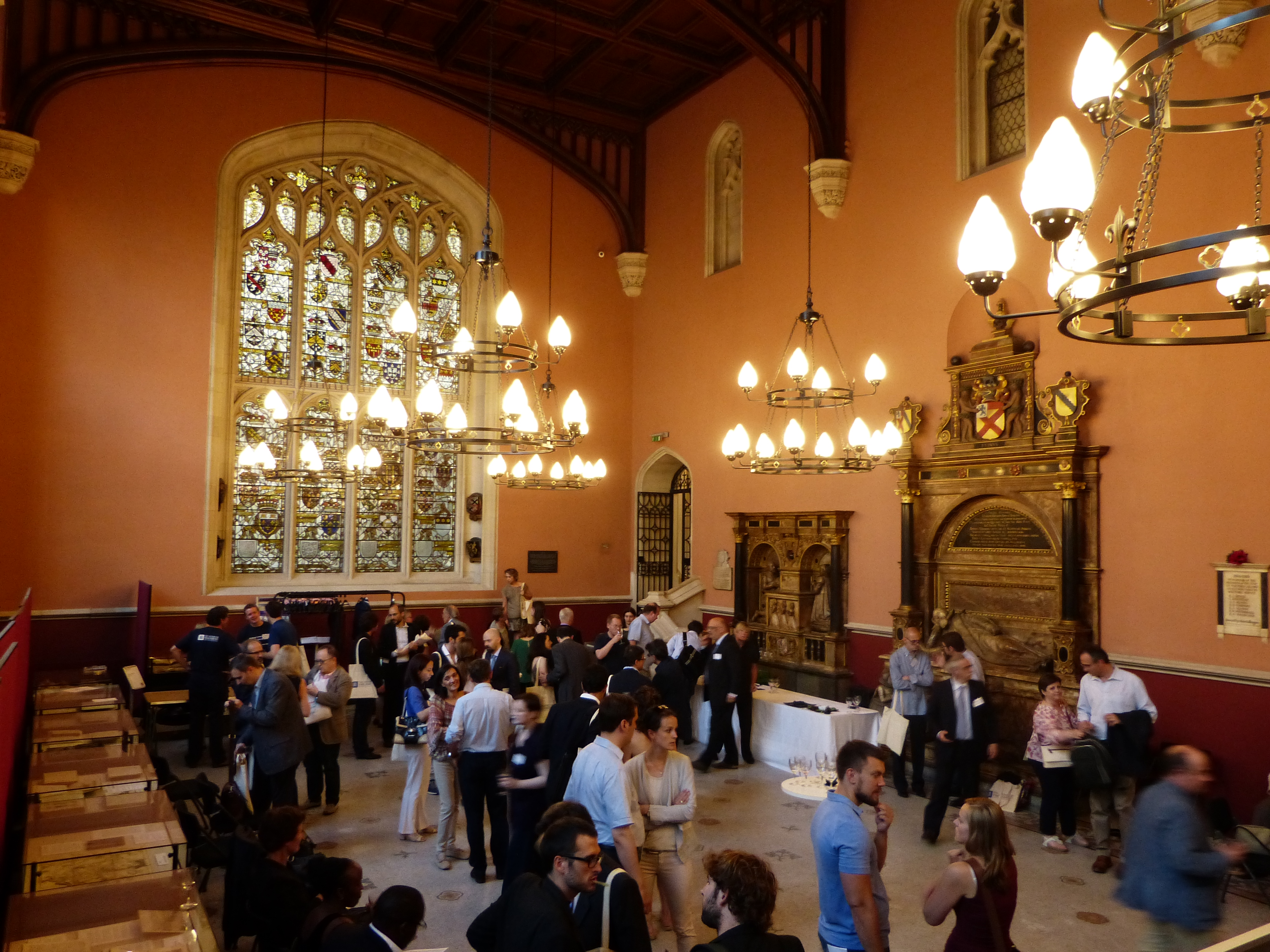 Reception in the Old Rolls' Chapel, KCL