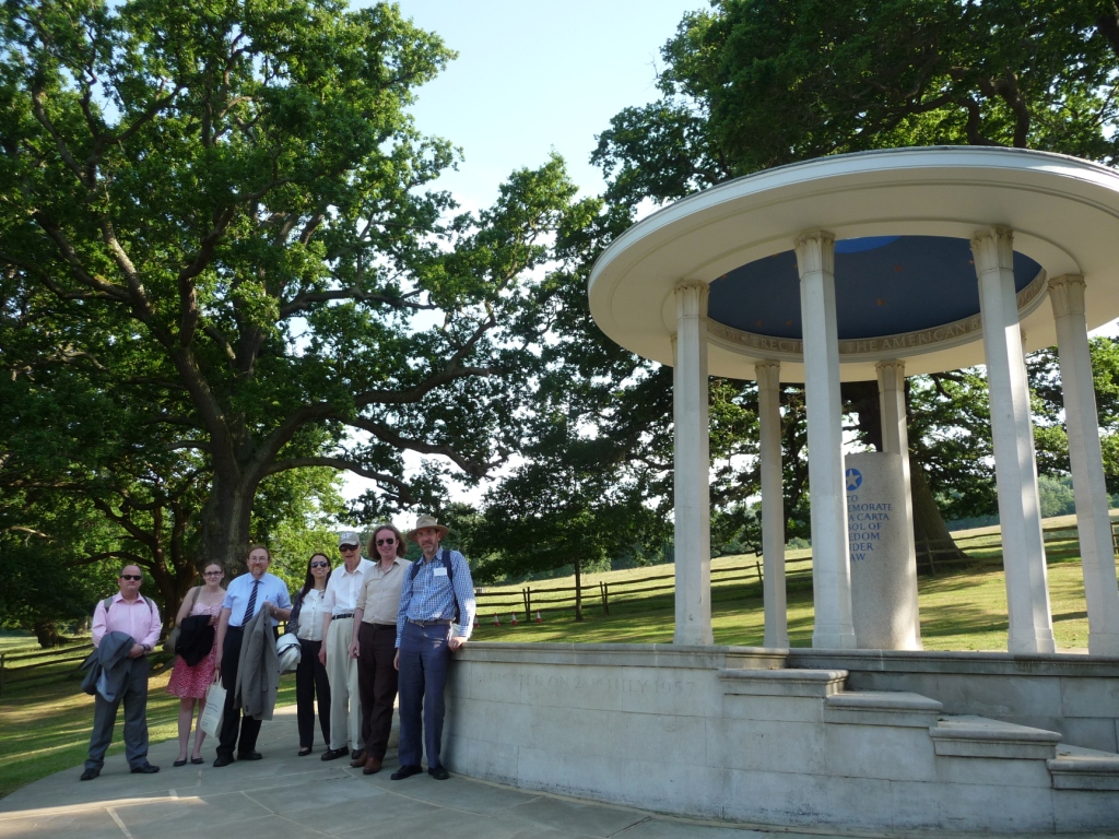 ICHRPI group at Magna Carta memorial