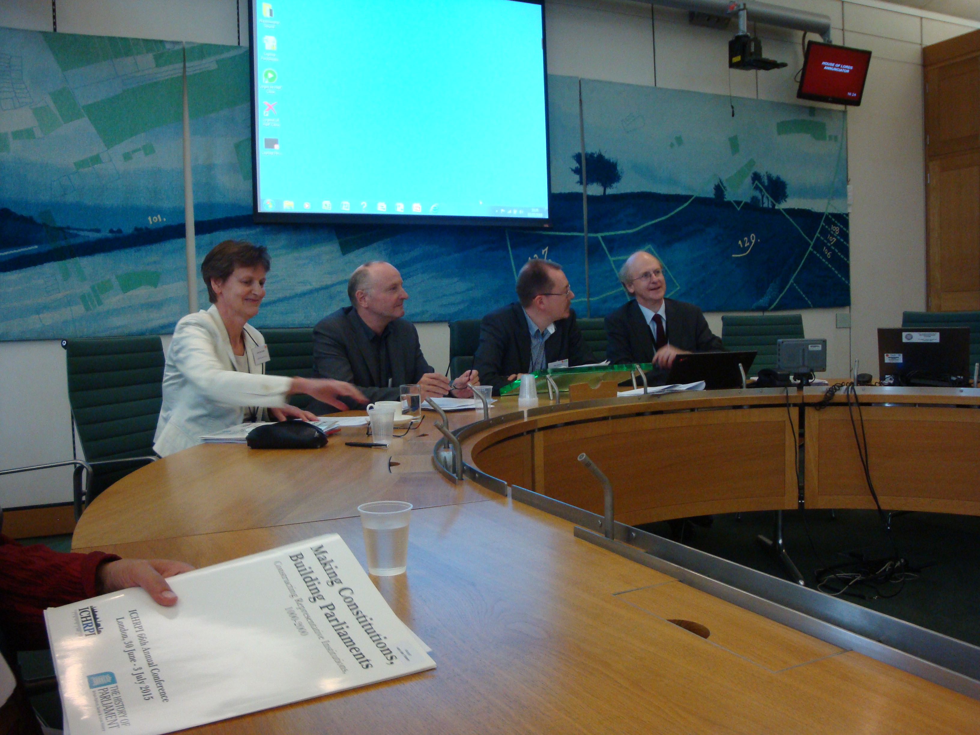 One of our sessions at Portcullis House