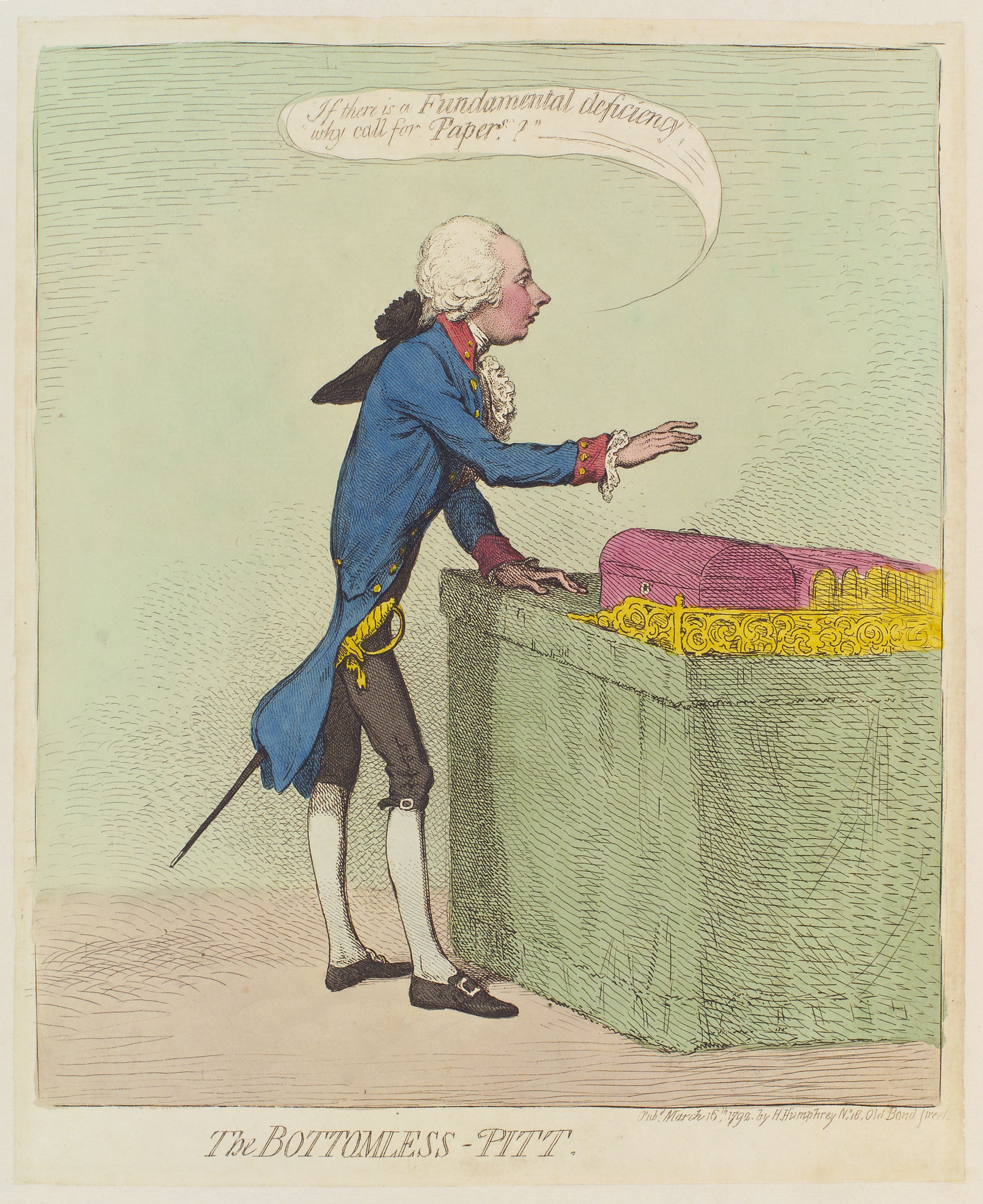 William Pitt the Younger, by James Gillray, © National Portrait Gallery