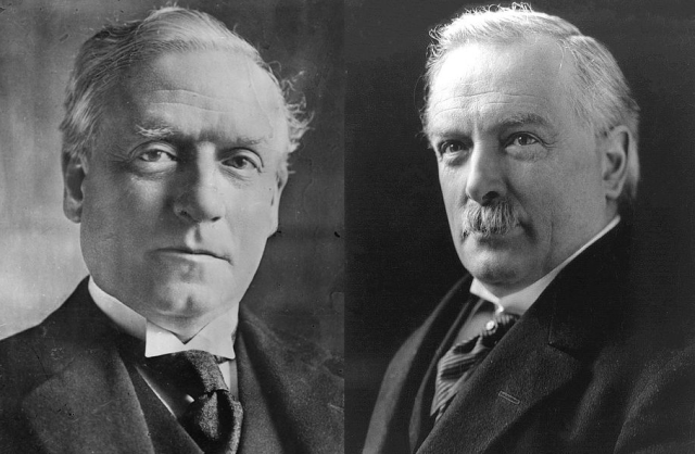 David Lloyd George and Herbert Asquith: Liberals at war