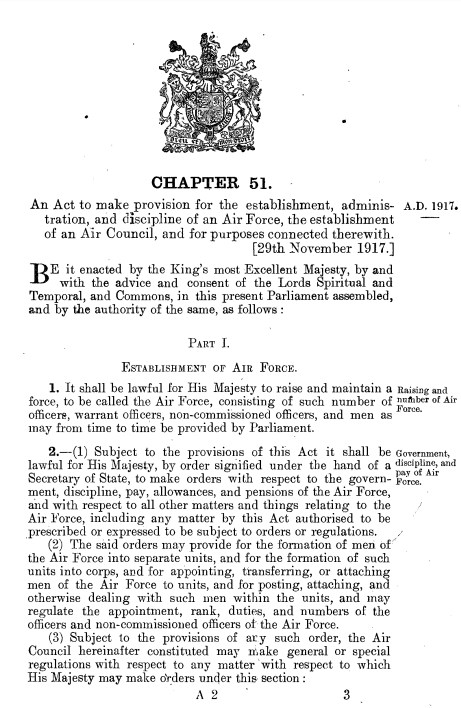 Air Force Act 1917