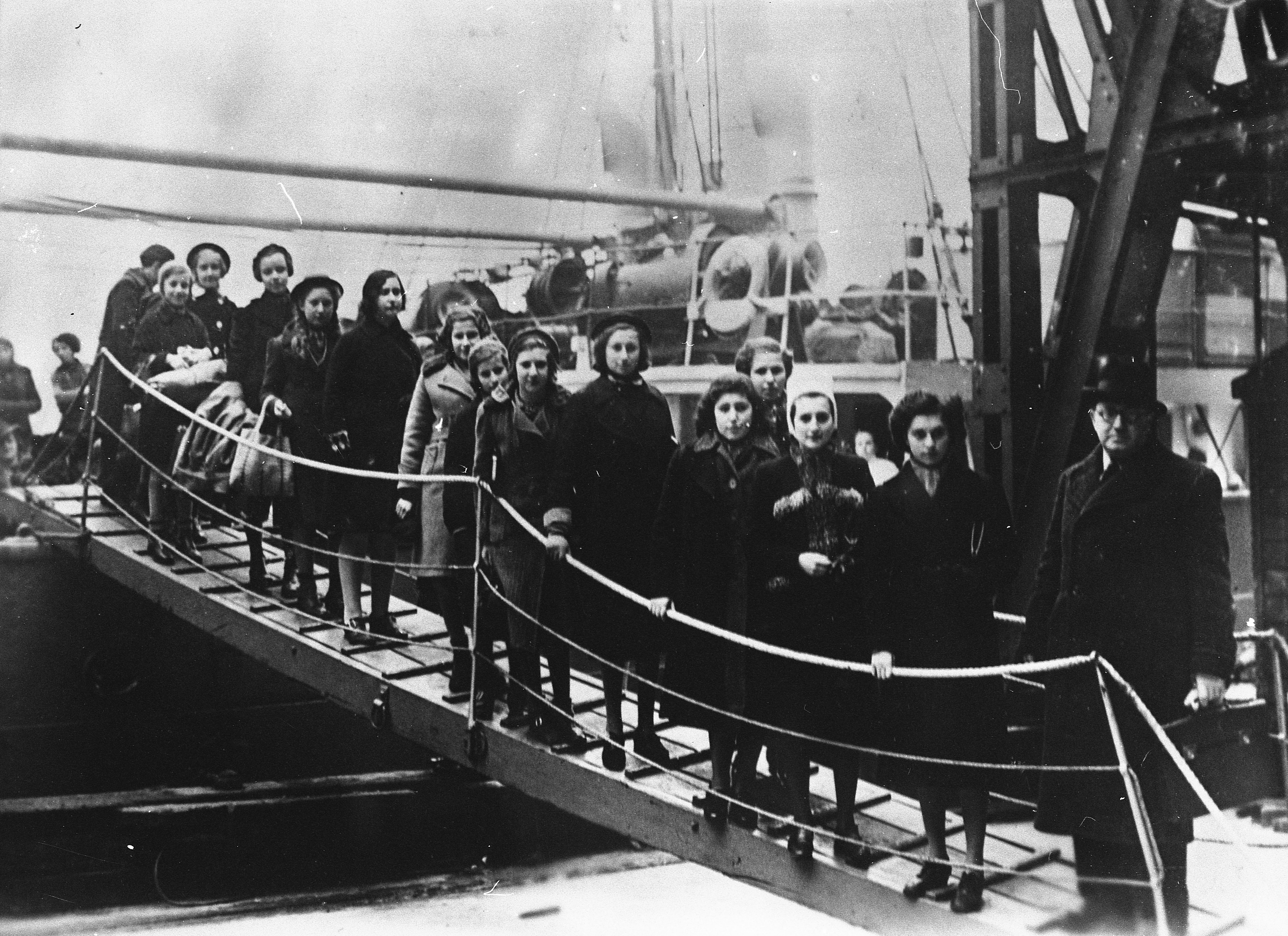 London, Ankunft jüdische Flüchtlinge