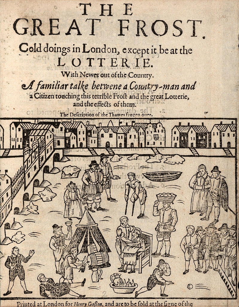 Thames frost fair, 1608 (Houghton, STC 11403)