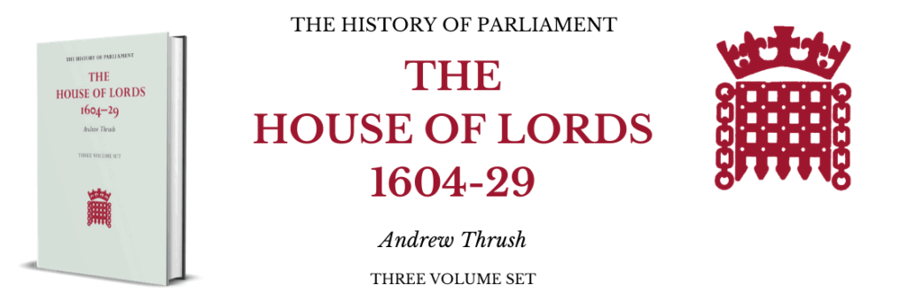 Publication of the 1604-29 House of Lords volumes